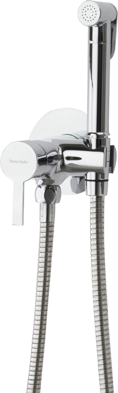 Гигиенический душ Ramonsoler Drako 336801WC со смесителем, С ВНУТРЕННЕЙ ЧАСТЬЮ, хром