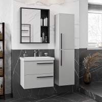 Мебель для ванной комнаты Misty Ненси 60 серая