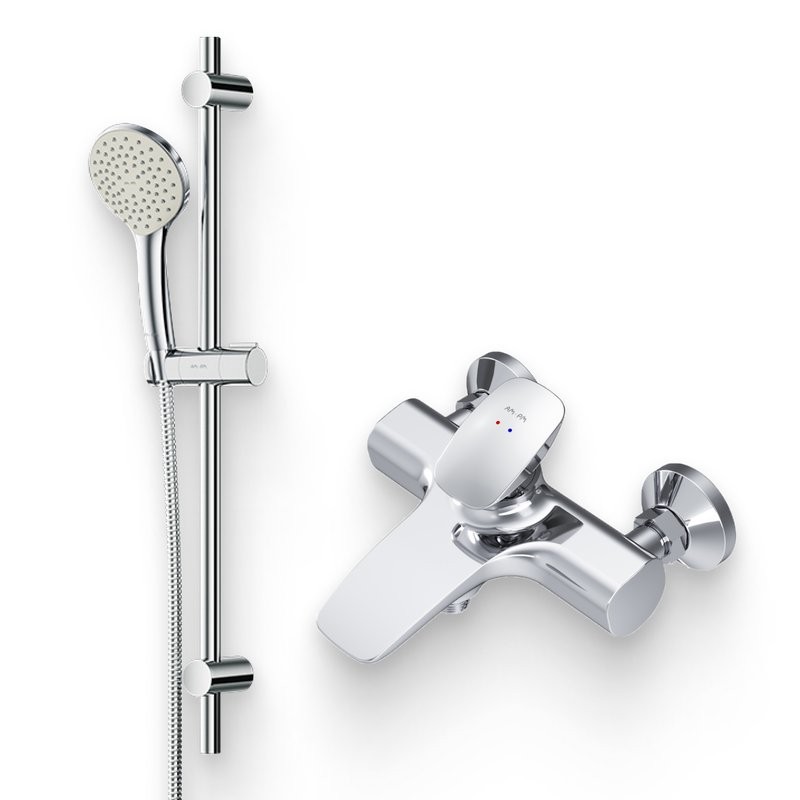 Душевой комплект Смеситель AM.PM Spirit V2.0 F70A10000 + Гарнитур Gem F0190000