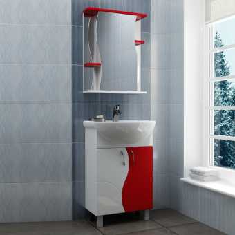 Мебель для ванной Vigo Alessandro 4-55 красная