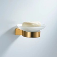 Мыльница Shevanik SG5703G стеклянная, золотая Мыльница Shevanik SG5703G стеклянная, золотая