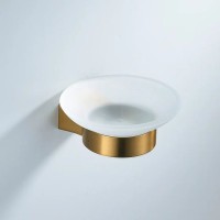 Мыльница Shevanik SG5703G стеклянная, золотая Мыльница Shevanik SG5703G стеклянная, золотая