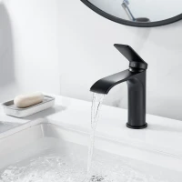 Смеситель для раковины Shevanik S4101H черный Смеситель для раковины Shevanik S4101H черный