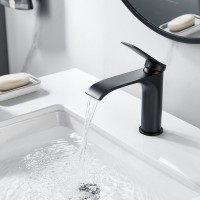 Смеситель для раковины Shevanik S4101H черный