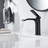 Смеситель для раковины Shevanik S4101H черный