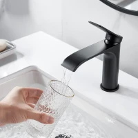 Смеситель для раковины Shevanik S4101H черный Смеситель для раковины Shevanik S4101H черный