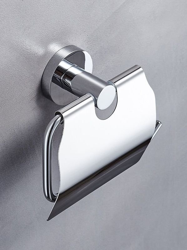 Держатель для туалетной бумаги AQUAme Trento с крышкой AQM7210CR