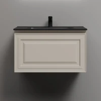 Тумба с раковиной Sancos Very 70 beige soft, раковина CN7007MB
