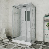 Душевая кабина Niagara Luxe 7772QM 120х90, серебро