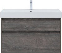 Мебель для ванной комнаты Aquanet Nova Lite 100 дуб рошелье, 2 ящика