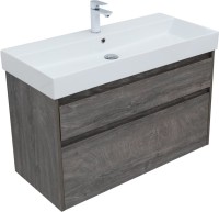 Мебель для ванной комнаты Aquanet Nova Lite 100 дуб рошелье, 2 ящика