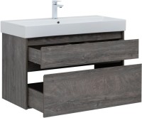 Мебель для ванной комнаты Aquanet Nova Lite 100 дуб рошелье, 2 ящика
