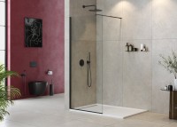 Душевая перегородка Cezares Liberta -L-1-80-C-NERO