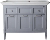 Мебель для ванной комнаты ASB-Woodline Гранда 105 серая