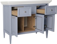 Мебель для ванной комнаты ASB-Woodline Гранда 105 серая