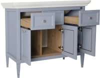 Мебель для ванной комнаты ASB-Woodline Гранда 105 серая