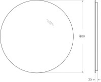 Мебель для ванной комнаты BelBagno Marino 80 подвесная, rovere grigio, черная раовина