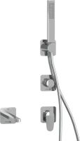 Встраиваемый смеситель для душа и ванны Wasserkraft Weida A3151.268.270.271.087.103 С ВНУТРЕННЕЙ ЧАСТЬЮ, хром