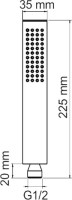 Встраиваемый смеситель для душа и ванны Wasserkraft Weida A3151.268.270.271.087.103 С ВНУТРЕННЕЙ ЧАСТЬЮ, хром