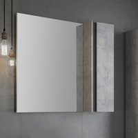 Зеркало Comforty Эдинбург 90 бетон светлый Зеркало Comforty Эдинбург 90 бетон светлый