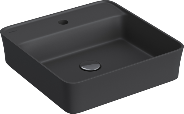 Накладная раковина Berges Ego SL 45x45 матовый антрацит