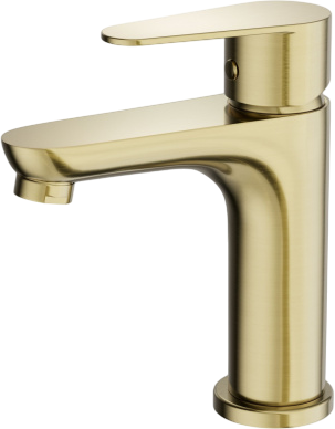 Смеситель для раковины Wonzon & Woghand WW-A40202-BG брашированное золото