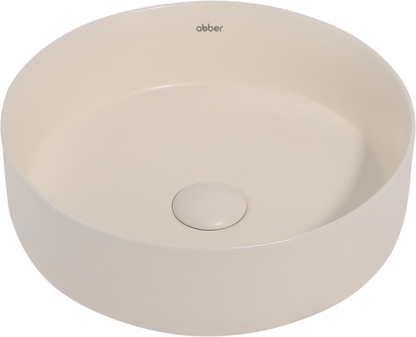 Накладная раковина Abber Bequem AC2108MBE матовая светло-бежевая