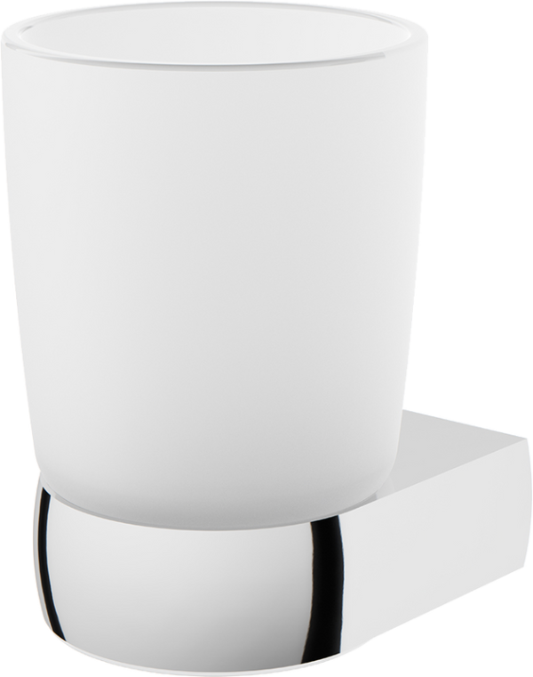 Стакан для ванной AM.PM Sensation A3034300 настенный, хром, стеклянный