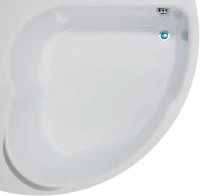 Акриловая ванна Aquanet Fregate 00205488 125x125 см, угловая, пристенная, белая, четверть круга, с каркасом, для двоих