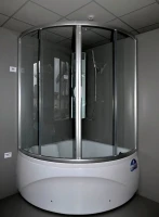 Акриловая ванна Aquanet Fregate 00205488 125x125 см, угловая, пристенная, белая, четверть круга, с каркасом, для двоих