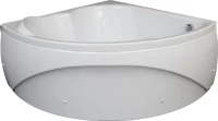 Акриловая ванна Aquanet Fregate 00205488 125x125 см, угловая, пристенная, белая, четверть круга, с каркасом, для двоих