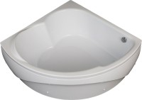 Акриловая ванна Aquanet Fregate 00205488 125x125 см, угловая, пристенная, белая, четверть круга, с каркасом, для двоих