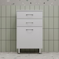 Тумба Style Line Эко Стандарт ТН 50 с 3 ящиками, белая
