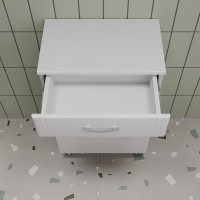 Тумба Style Line Эко Стандарт ТН 50 с 3 ящиками, белая