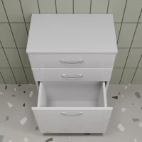 Тумба Style Line Эко Стандарт ТН 50 с 3 ящиками, белая