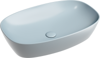 Накладная раковина Ceramicanova Element CN6049MHL серо-голубая матовая