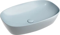 Накладная раковина Ceramicanova Element CN6049MHL серо-голубая матовая