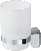 Стакан для ванной AM.PM Joy A8434300 настенный, хром, стеклянный Стакан для ванной AM.PM Joy A8434300 настенный, хром, стеклянный