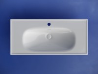 Раковина накладная Ceramicanova Sabo с отверстием под смеситель 100 CN13003 белый