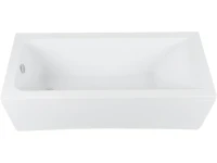 Акриловая ванна Aquanet Bright 230255 165x70 см, пристенная, белая, с каркасом
