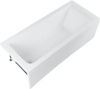 Акриловая ванна Aquanet Bright 230255 165x70 см, пристенная, белая, с каркасом
