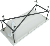 Акриловая ванна Aquanet Bright 230255 165x70 см, пристенная, белая, с каркасом