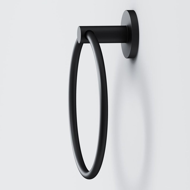 Держатель для полотенец AM.PM X-Joy A85A34422 черный, кольцо