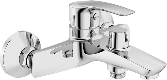 Душевой комплект Смеситель IDDIS Ray RAYSB02i02WA + Стойка SpaHome SPA3F0Ci76