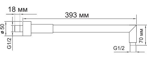 Душевой комплект Смеситель Wasserkraft Main 4141 + Гарнитур Paffoni Master ZDUP094CR + Душ A030 + Кронштейн A019