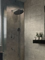 Душевой комплект AltroBagno Bilancia AltroBagnoBilancia040502GM С ВНУТРЕННЕЙ ЧАСТЬЮ, оружейная сталь