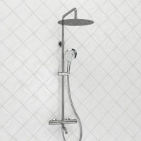 Душевая стойка Wasserkraft Berkel A188.116.101.087.CH Thermo с термостатом, хром