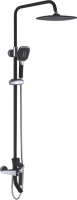 Душевая стойка Rose R1336H черная
