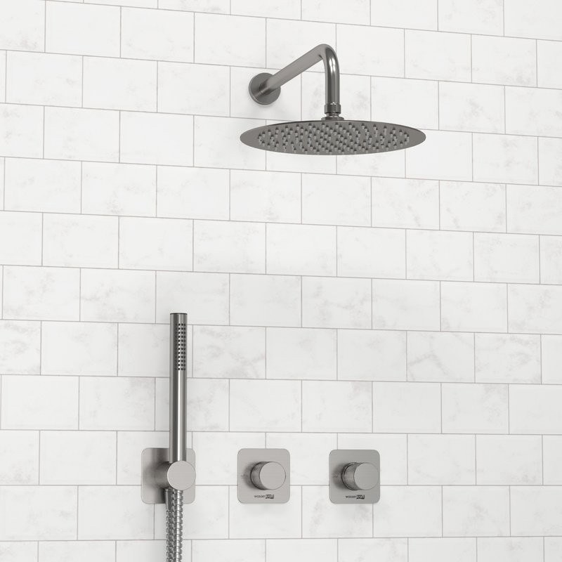 Душевой комплект Wasserkraft Tauber A6451.296.097.121.275.100.276 С ВНУТРЕННЕЙ ЧАСТЬЮ, никель