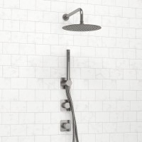 Душевой комплект Wasserkraft Tauber A6451.296.097.121.275.100.276 С ВНУТРЕННЕЙ ЧАСТЬЮ, никель